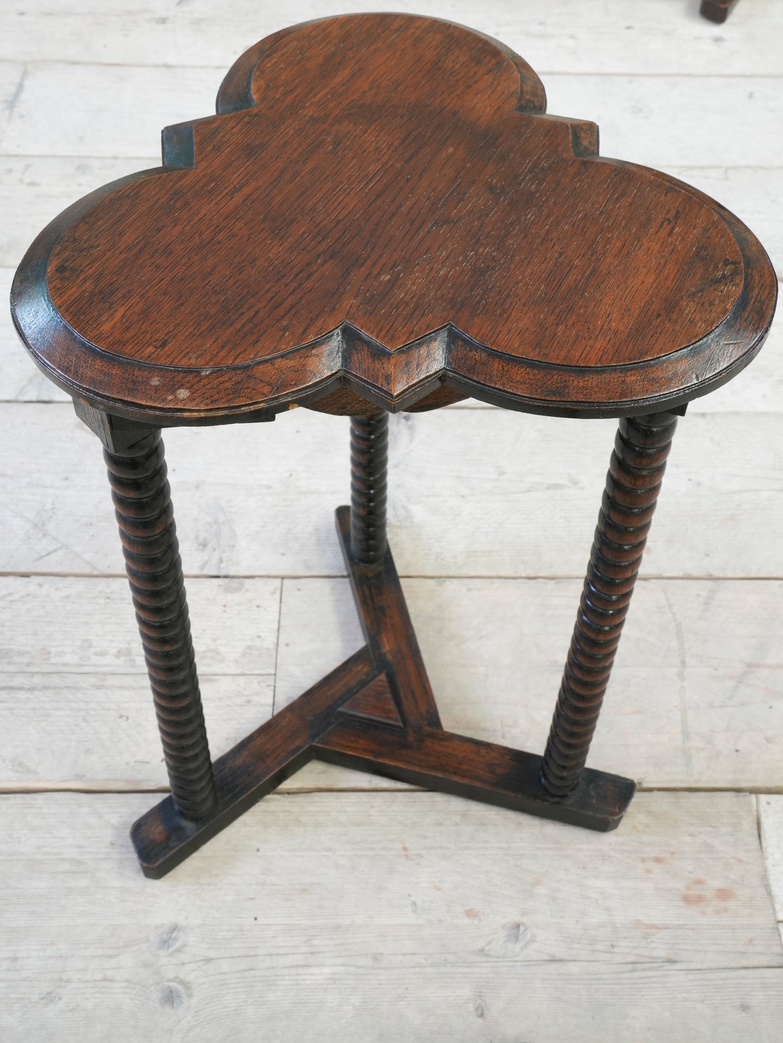 A Pair of Oak Side Tables Drew Pritchard Ltd