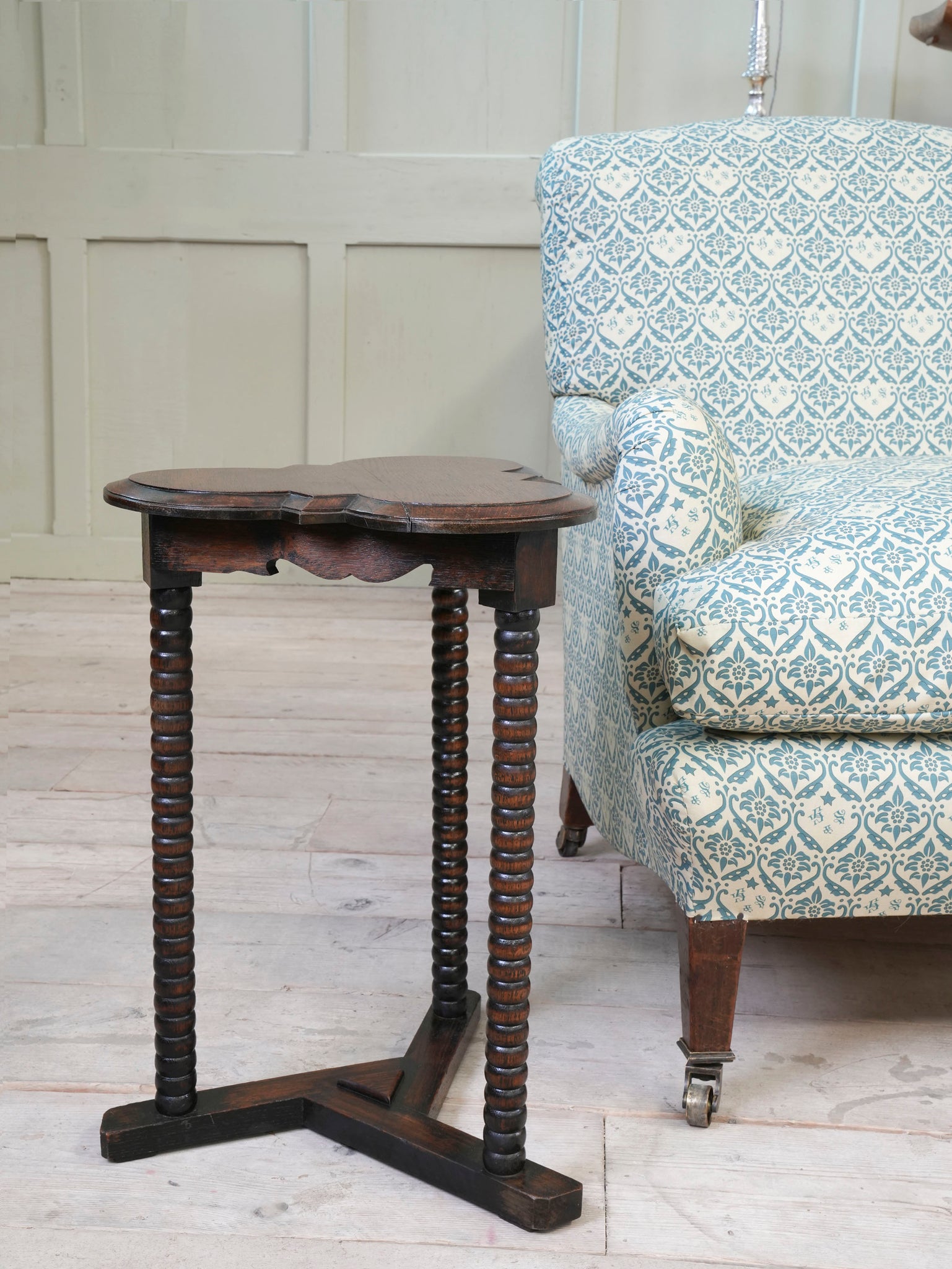 A Pair of Oak Side Tables Drew Pritchard Ltd