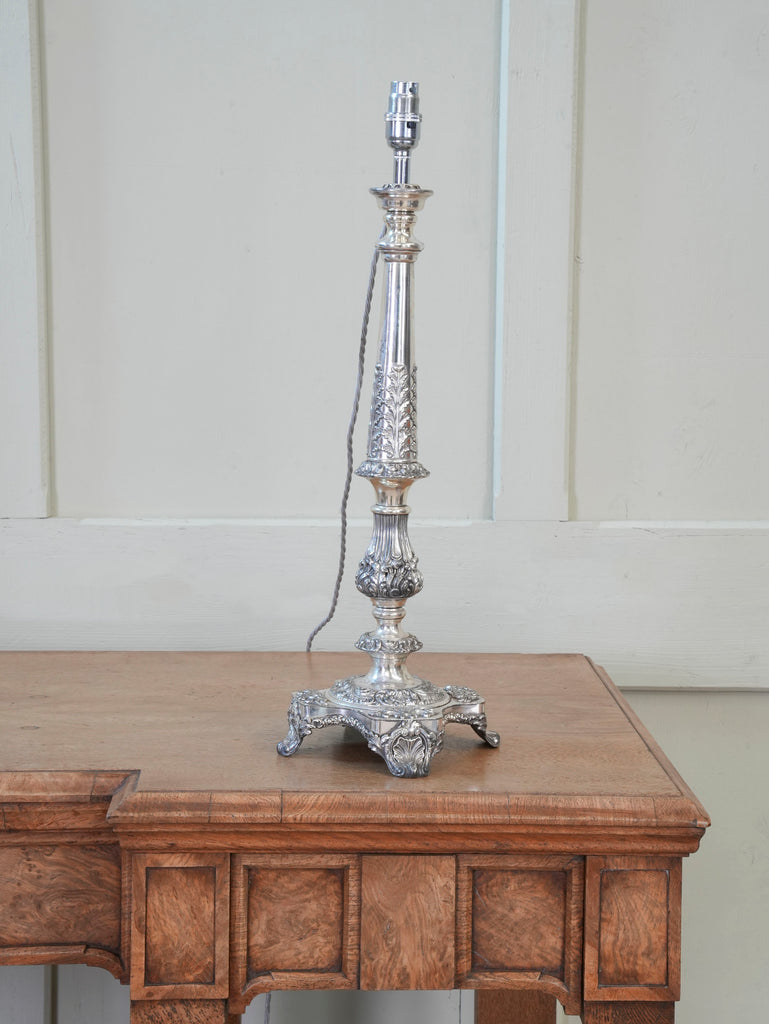 William IV Silver Table Lamp