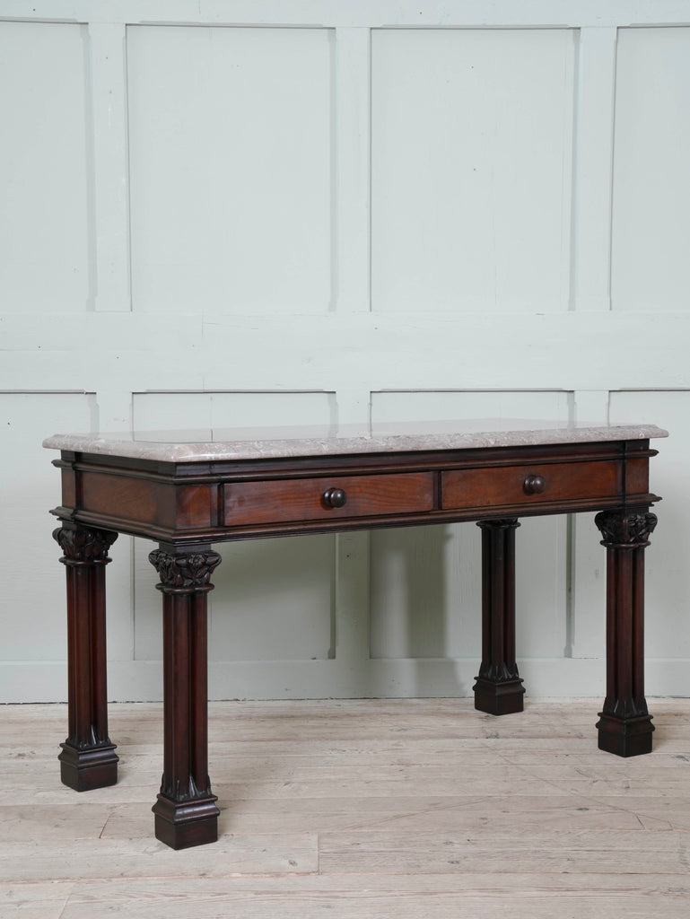 A 19th Century Marble Top Serving Table