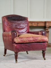 A 19th Century Moroccan Leather Library Chair