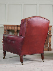 A 19th Century Moroccan Leather Library Chair
