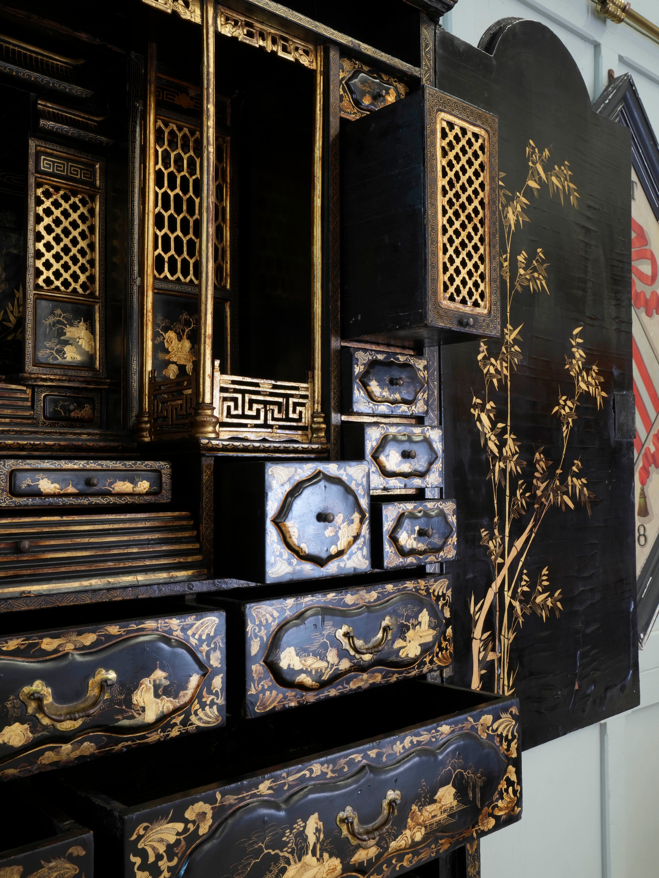 An 18th Century Chinese Export Bureau Cabinet