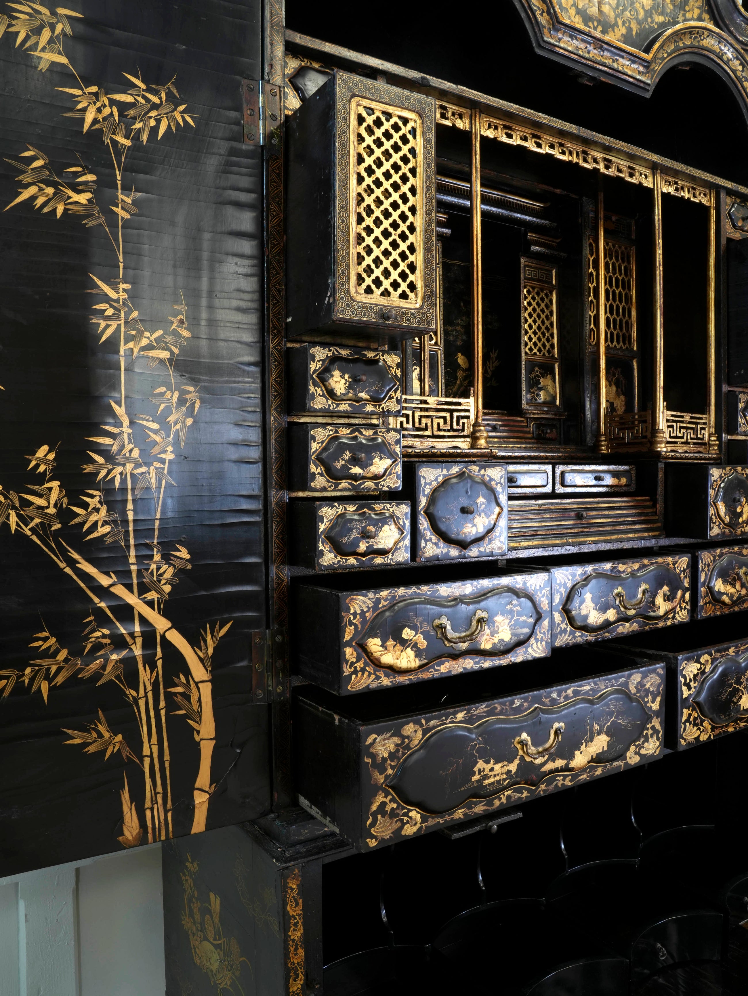 An 18th Century Chinese Export Bureau Cabinet