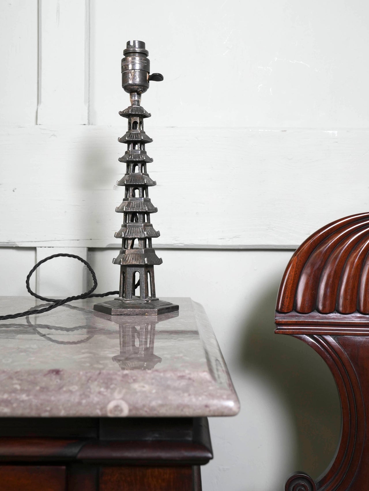A Pagoda Table Lamp