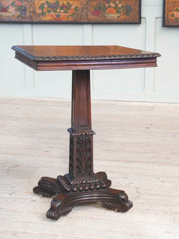 A George IV Anglo Asian Tilt Top Table