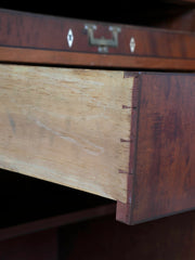 A William IV Mahogany Bureau Bookcase
