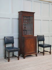 A William IV Mahogany Bureau Bookcase