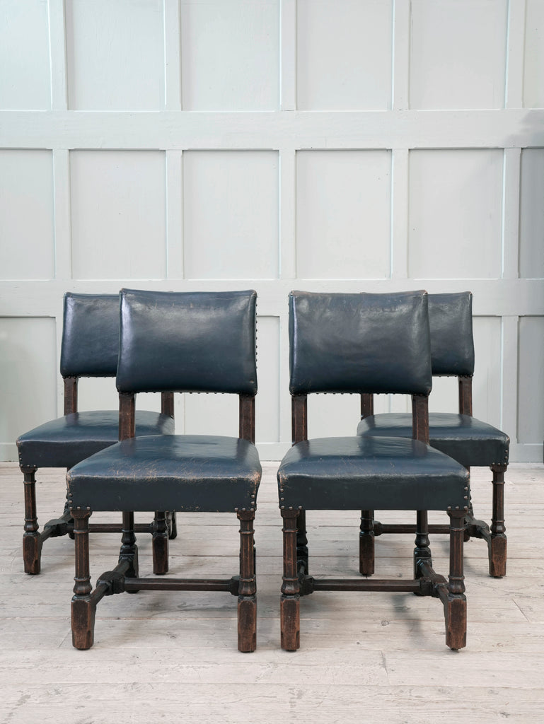 Four Pugin Portcullis Chairs