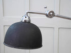 An Adjustable Nickel Plated Floor Lamp