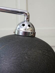 An Adjustable Nickel Plated Floor Lamp