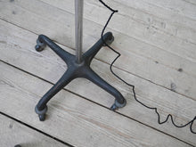 An Adjustable Nickel Plated Floor Lamp