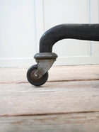 An Adjustable Nickel Plated Floor Lamp