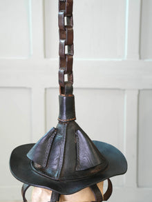 A Leather & Velum Lantern