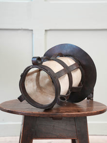 A Leather & Velum Lantern