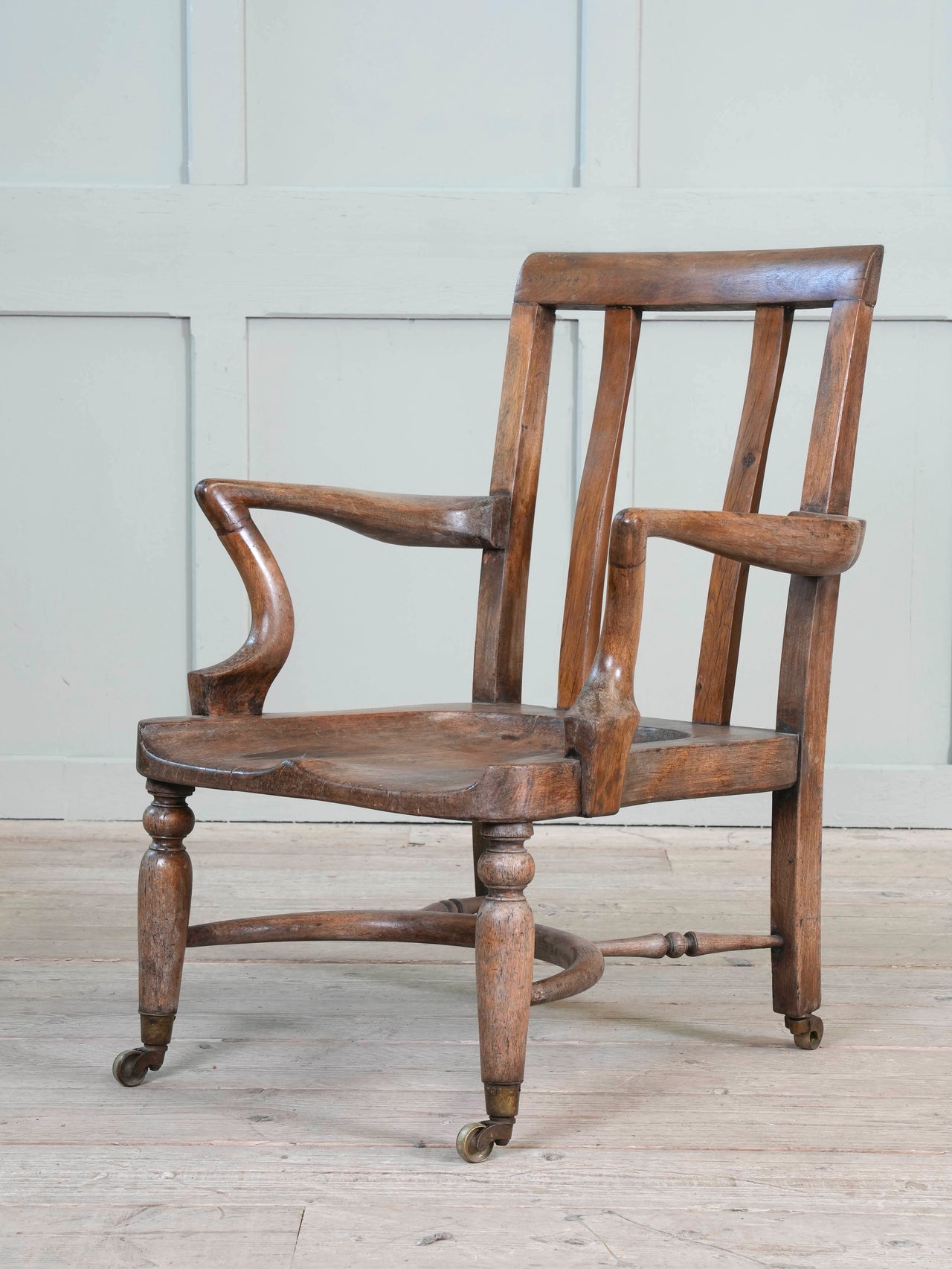 A 19th Century Mahogany Desk Chair