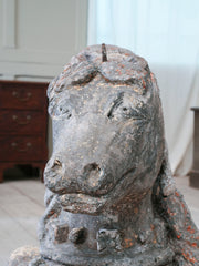 A George III Carved Gritstone Unicorn