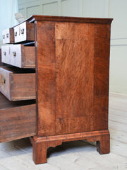 A George II Walnut Chest of Drawers