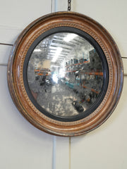 A Regency Gilt wood Convex Mirror