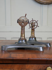 A Pair of Nautical Desk Top Cigar or Cheroot Cutters