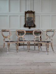 A Set of Four Regency Salon Chairs by Munro