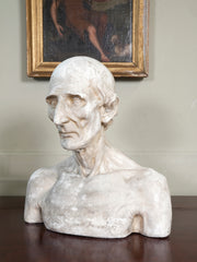 Early 19th Century Male Plaster Bust