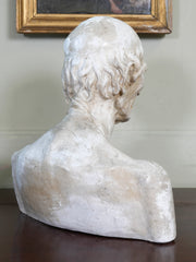 Early 19th Century Male Plaster Bust
