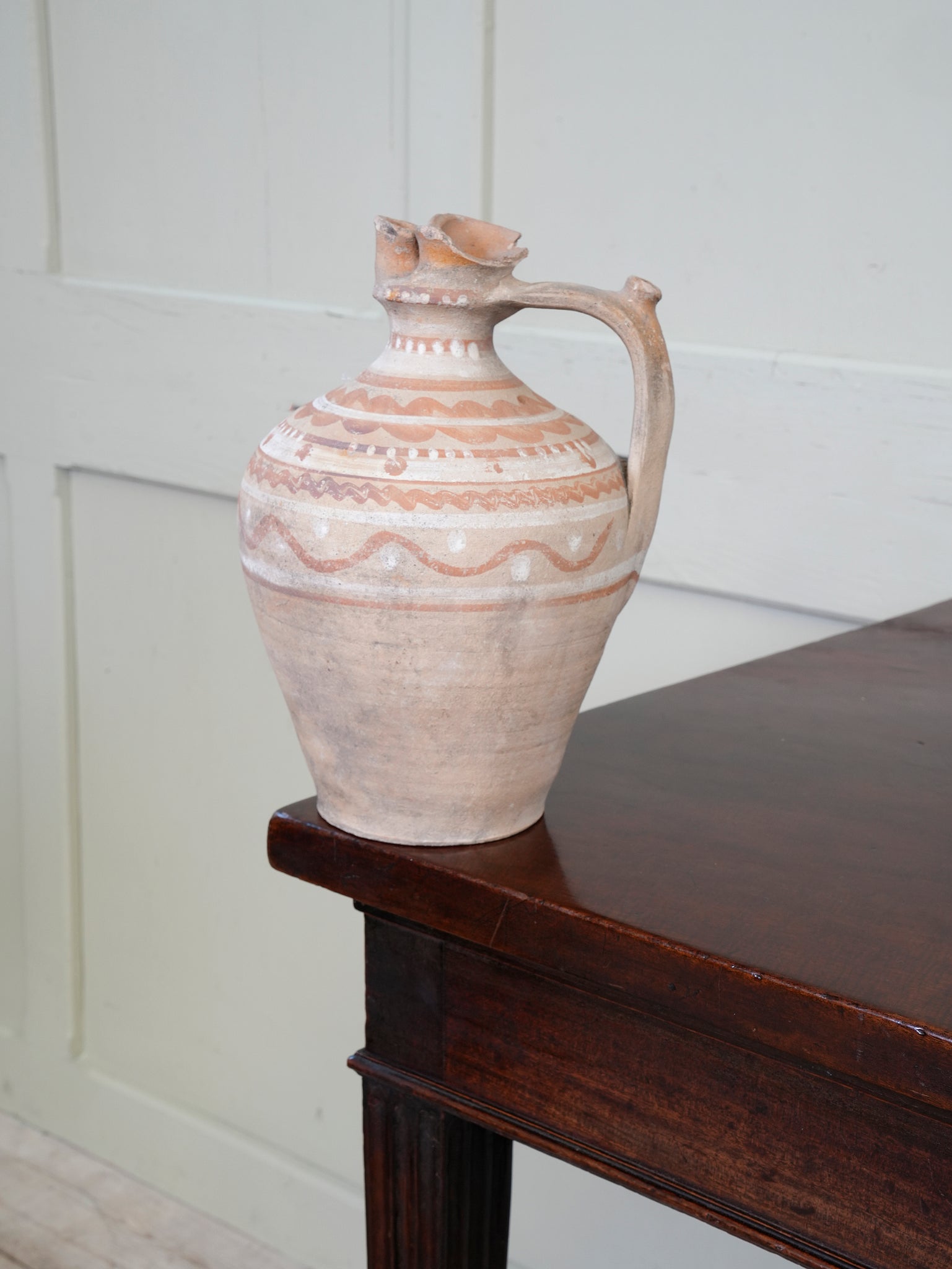 A 19th Century Spanish Terracotta Water Jug Drew Pritchard Ltd