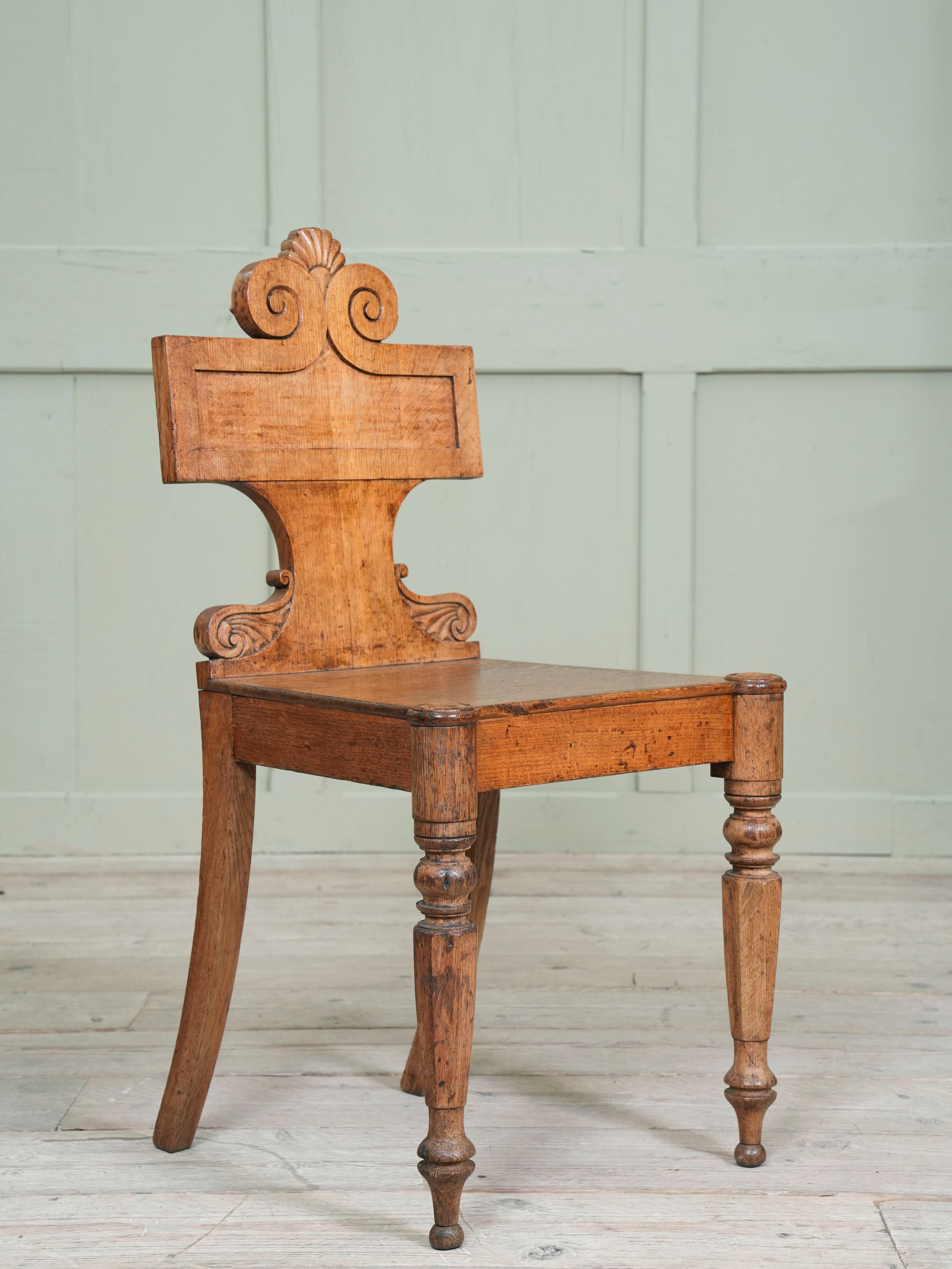 An Oak George IV Hall Chair
