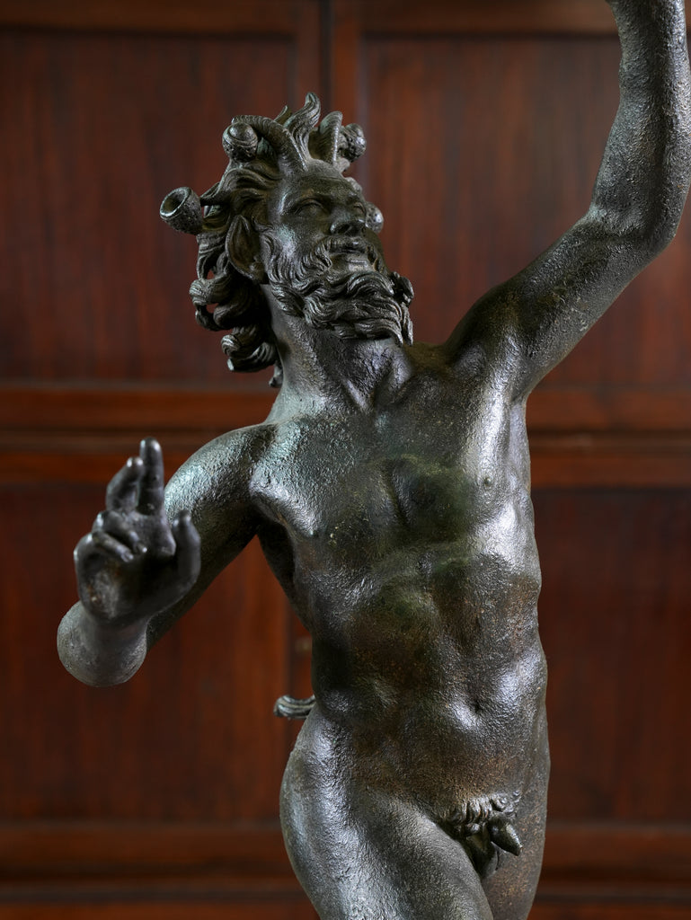 A 19th Century Neapolitan Dancing Faun by Sommer