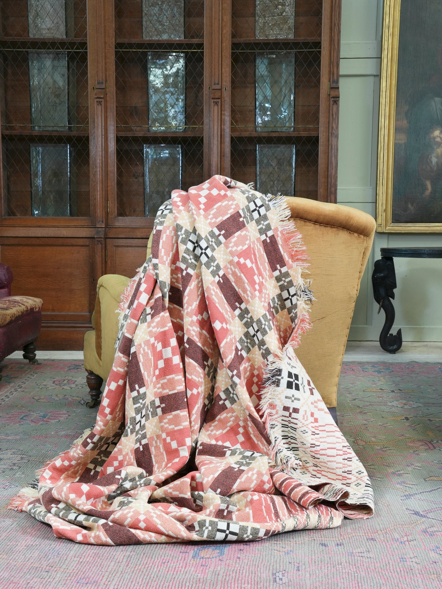 A Derw Mill Welsh Tapestry Blanket Drew Pritchard Ltd