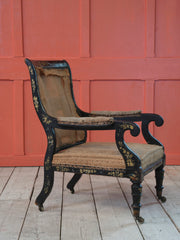 A 19th Century Chinoiserie Open Armchair