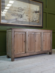 A 19th Century Limed Oak Cupboard or Server