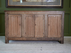A 19th Century Limed Oak Cupboard or Server