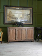 A 19th Century Limed Oak Cupboard or Server