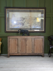A 19th Century Limed Oak Cupboard or Server
