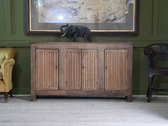 A 19th Century Limed Oak Cupboard or Server