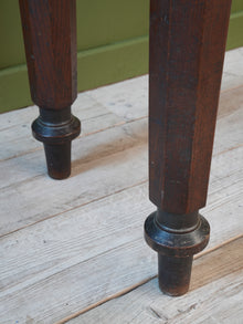 A 19thC Oak & Fossil Marble Console Table