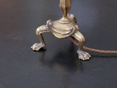 Brass Tripod Base Table Lamp