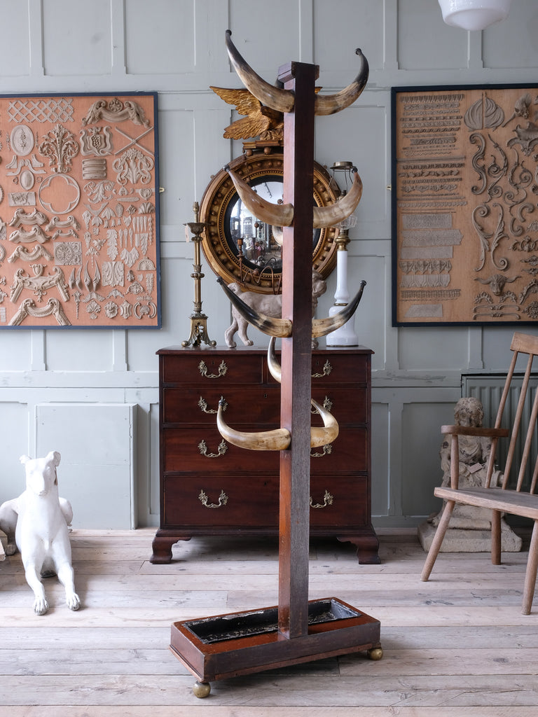 Scottish Horn Coat & Hat Stand Drew Pritchard Ltd