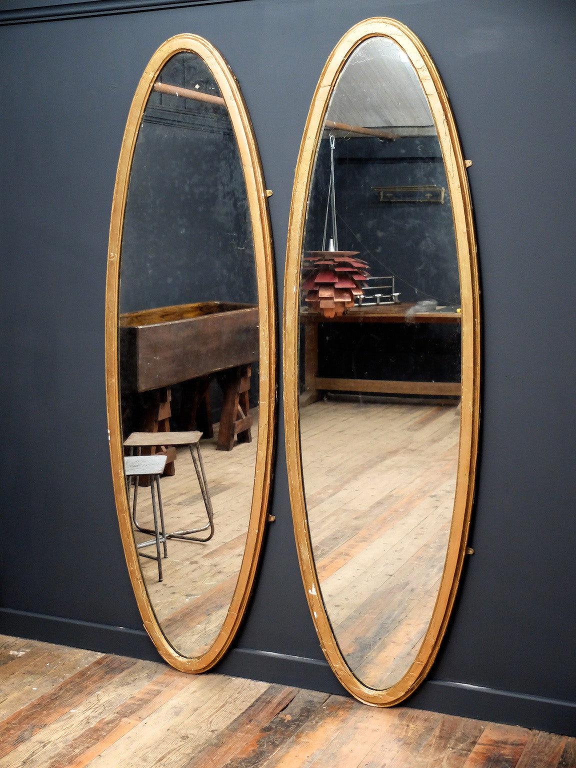 Large Oval Mirrors