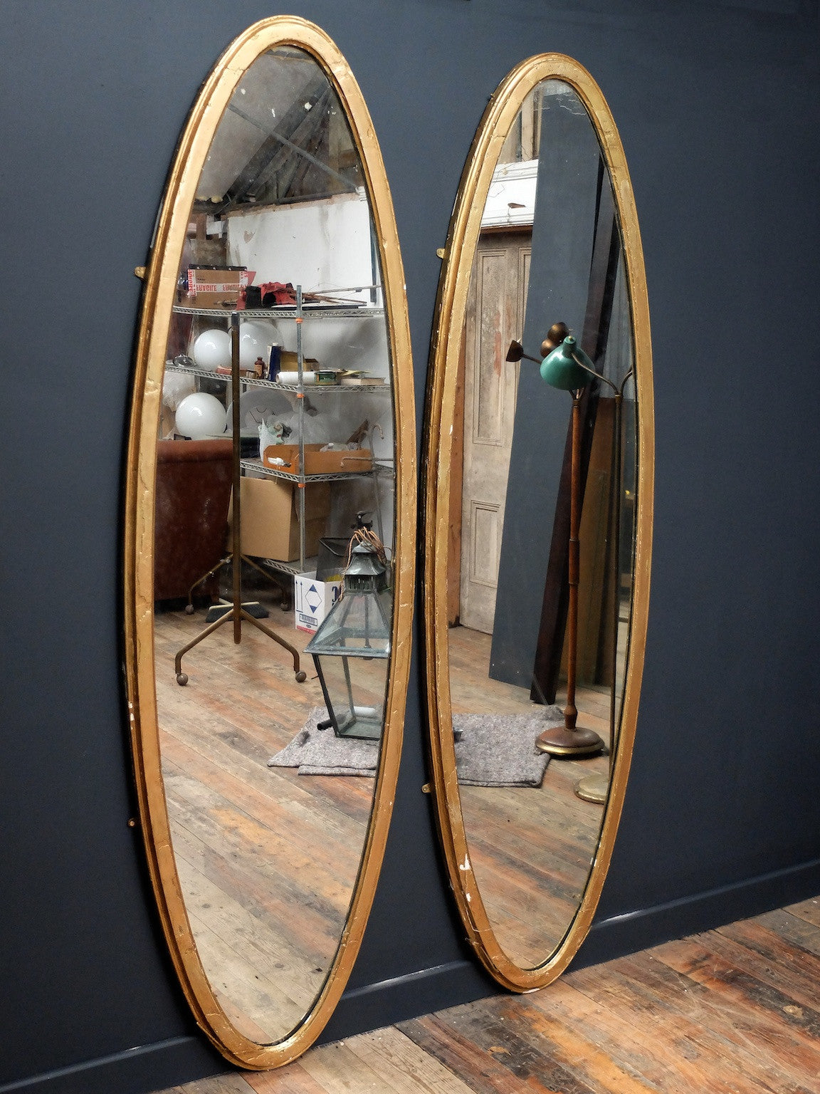 Large Oval Mirrors