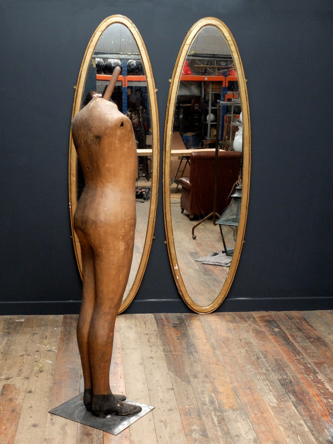 Large Oval Mirrors