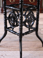 Ebonised Aesthetic Movement Centre Table