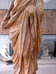 A 19th Century Plaster Statue Of Augustus