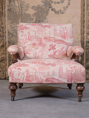 Shoolbred Armchair in Toile