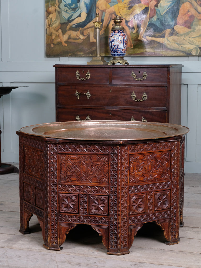 Octagonal Tray Top Table