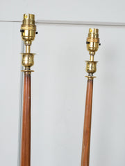 Tall 18th Century Candlestick Lamps