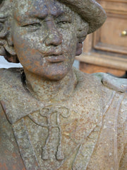 French Cast Iron Bust