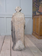 A Carved Gritstone Saint Peter